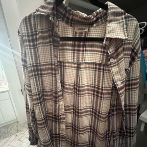 Adora Plaid Oversized Flannel Jacket